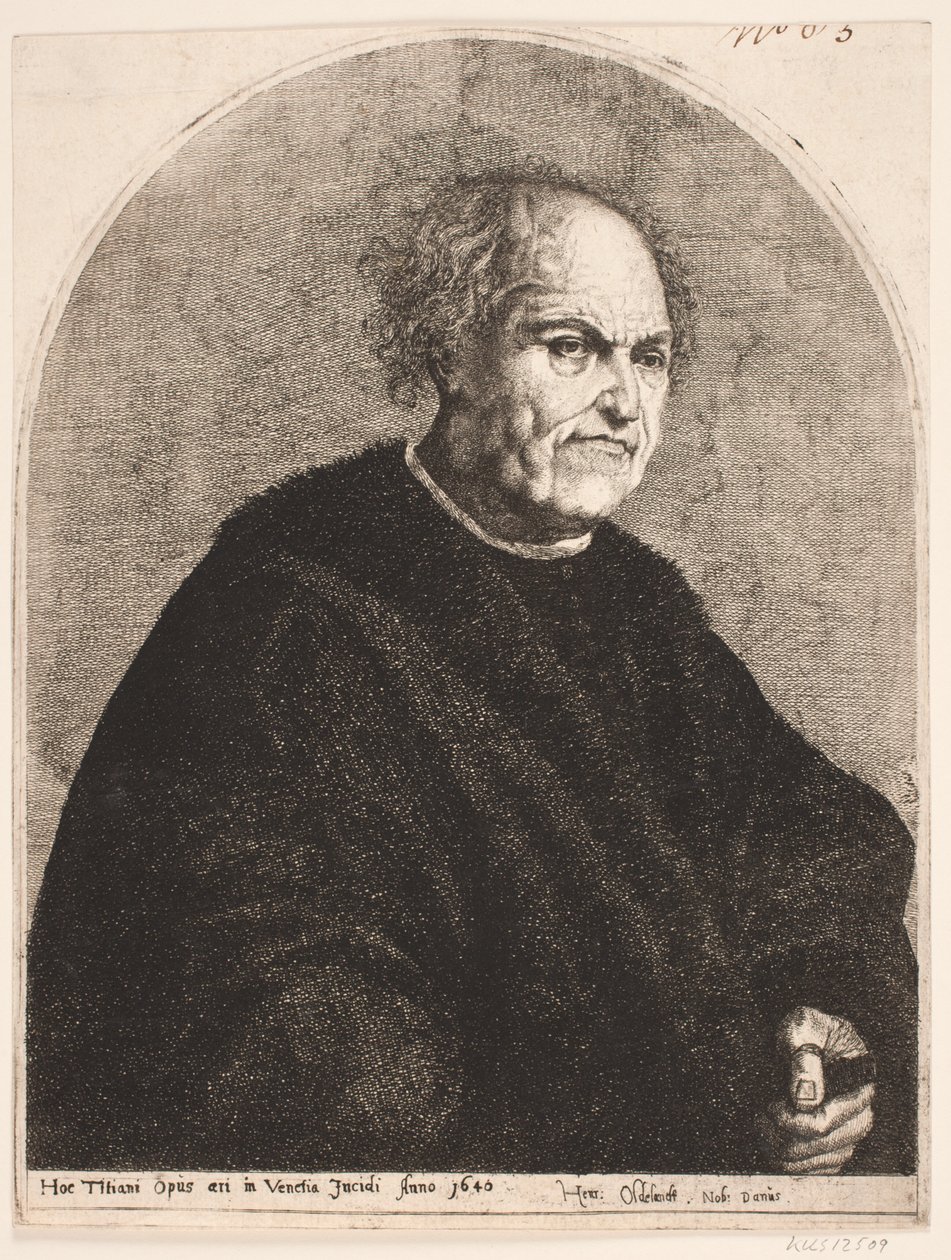 Idős férfi bundában alkotó: Henrik Oldeland