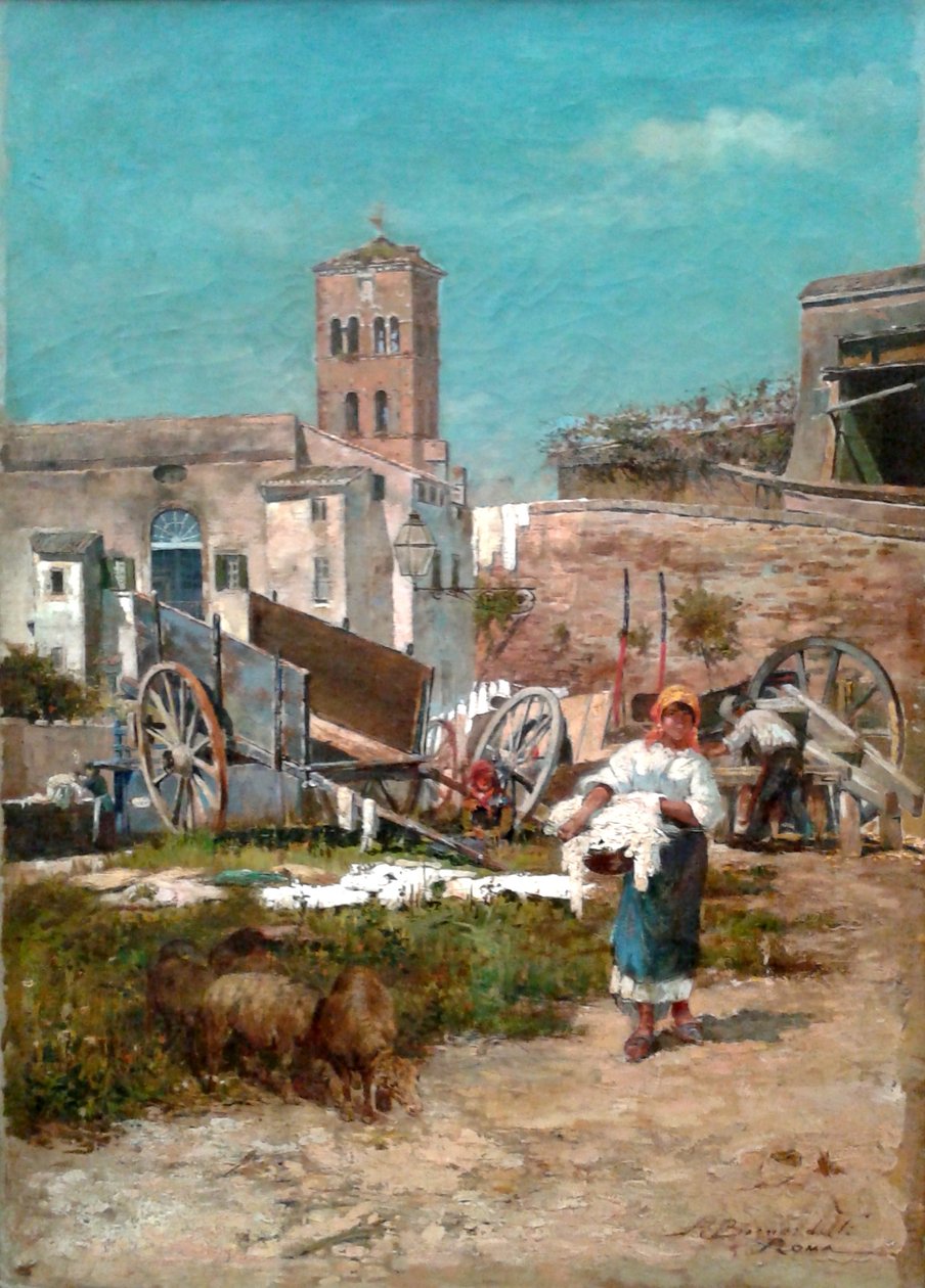 RomenPortugues nézete: Roman nézete alkotó: Henrique Bernardelli