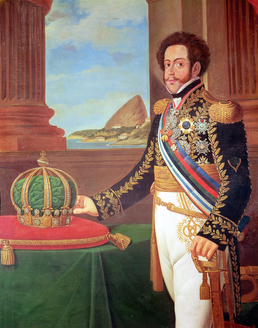 I. Pedro (1798-1834) Brazília császára, 1825 alkotó: Henrique Jose da Silva
