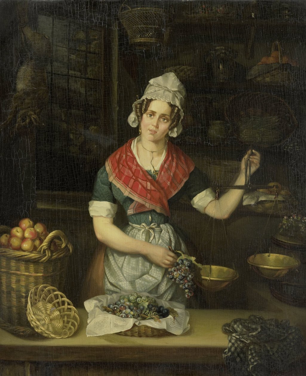 Gyümölcsárus alkotó: Henriëtta Christina Temminck