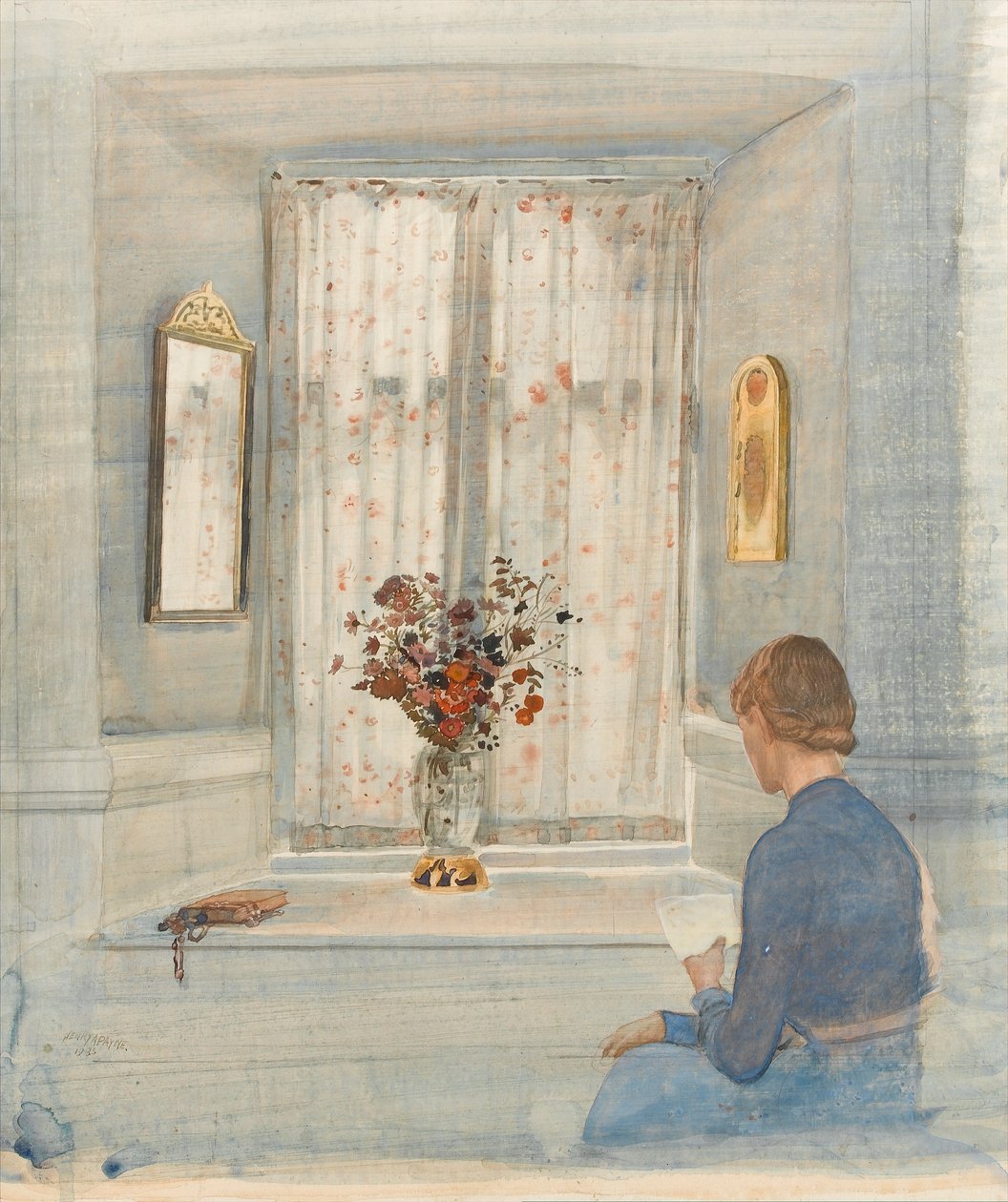 A levélolvasó, 1935 alkotó: Henry A. Payne