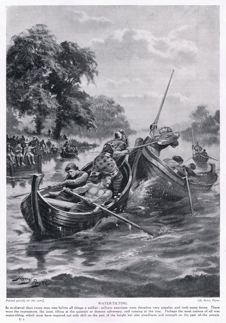 Vízbillentés, 1920-as évek alkotó: Henry A. Payne