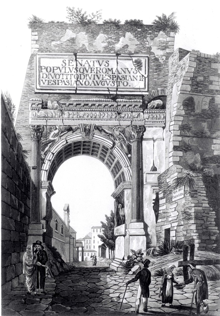 Titus boltíve, a "Róma régiségei"-ből: Comprising Twriving Twenty-four Select Views of its Principal Ruins from Drawings made in the Year 1818