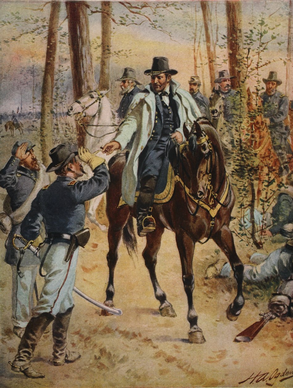 General Grant in the Wilderness Campaign, 1864. május 5 alkotó: Henry Alexander Ogden