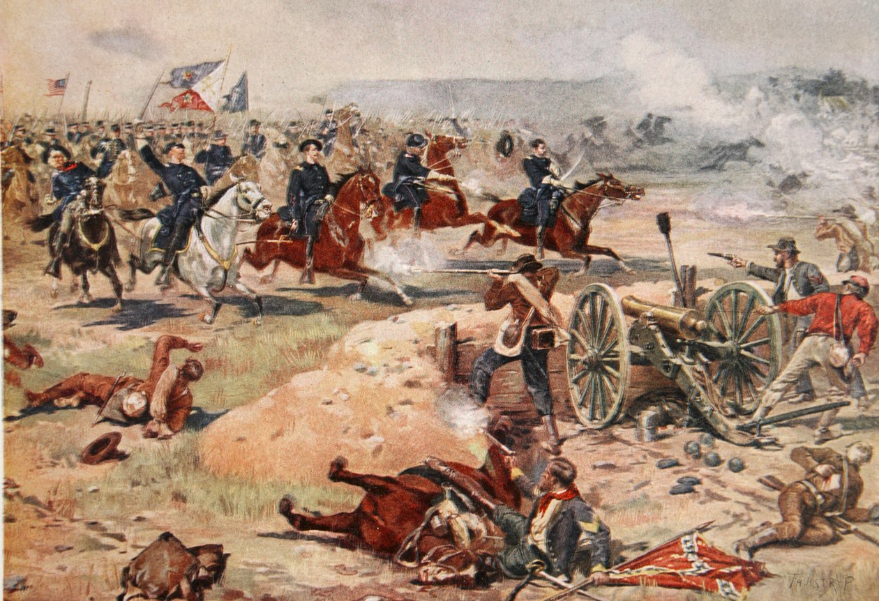 Sheridan tábornok végső vádja Winchesterben, 1864. szeptember 19 alkotó: Henry Alexander Ogden