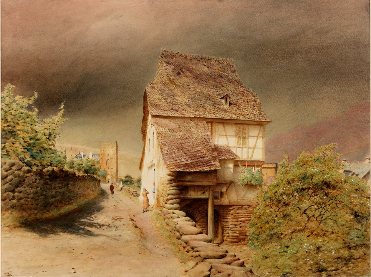 Coming Storm (testszín és akvarell papíron) alkotó: Henry Burdon Richardson