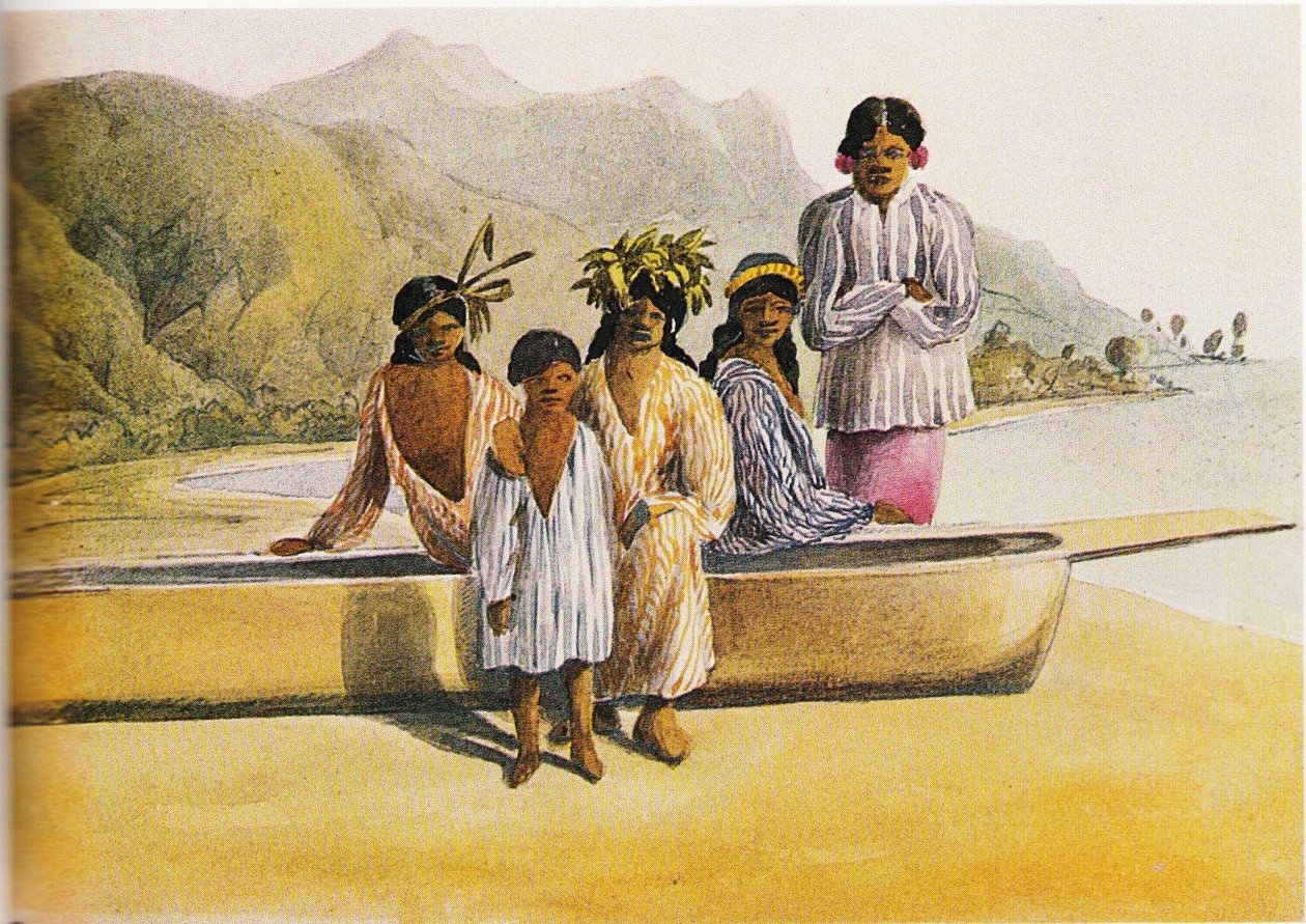 Család Tahitiban alkotó: Henry Byam Martin