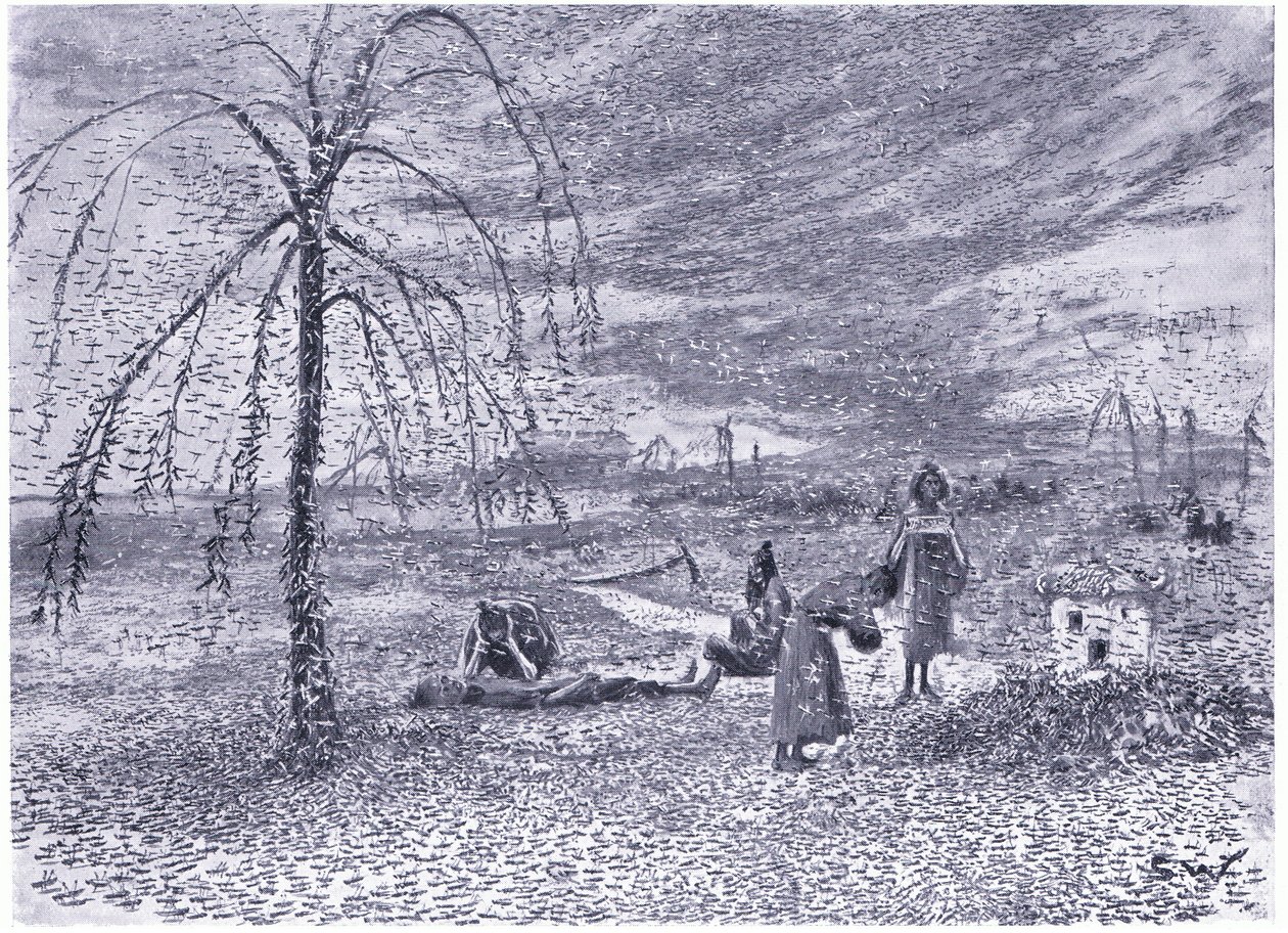 Sáskajárvány alkotó: Henry Charles Seppings Wright