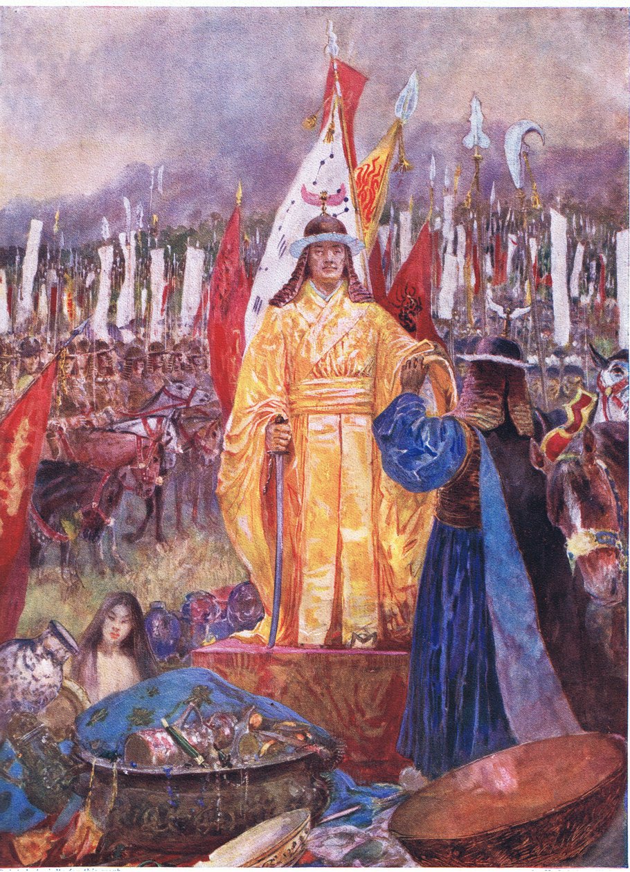 A Grand Marshall császárrá kiáltotta ki a csatatéren i.sz. 824-ben alkotó: Henry Charles Seppings Wright