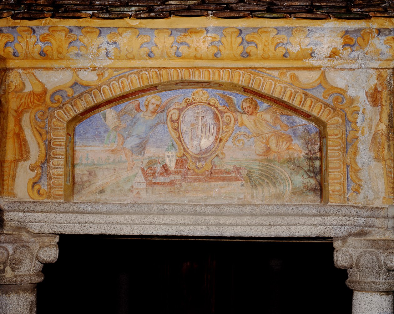 A novacellai apátság a világ csodái kútjából (Pozzo delle Meraviglie), 1669-73 alkotó: Henry Curzon Allport