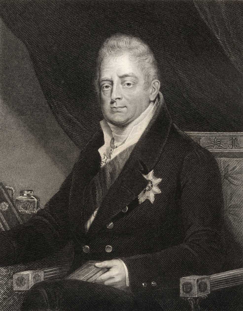 IV. Vilmos király, J. Cochran metszete, a "National Portrait Gallery, III. kötet" 1835 körüli kiadásából. alkotó: Henry Dawe