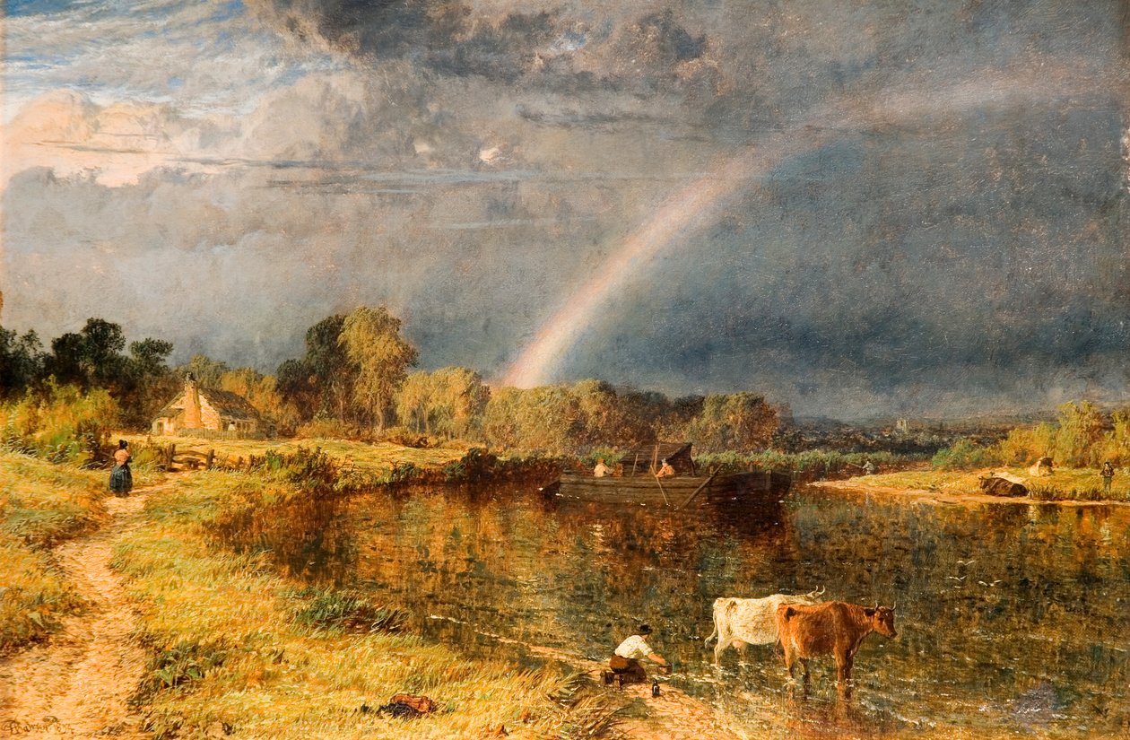 A szivárvány. 1854 alkotó: Henry Dawson
