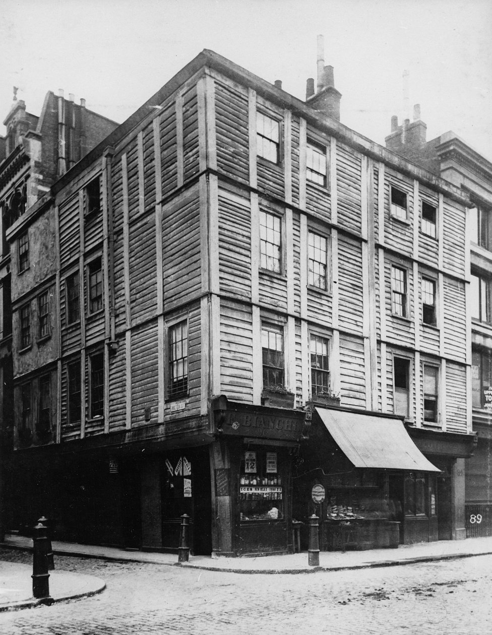 Corner of Fore Street és Milton Street, 1884 körül alkotó: Henry Dixon