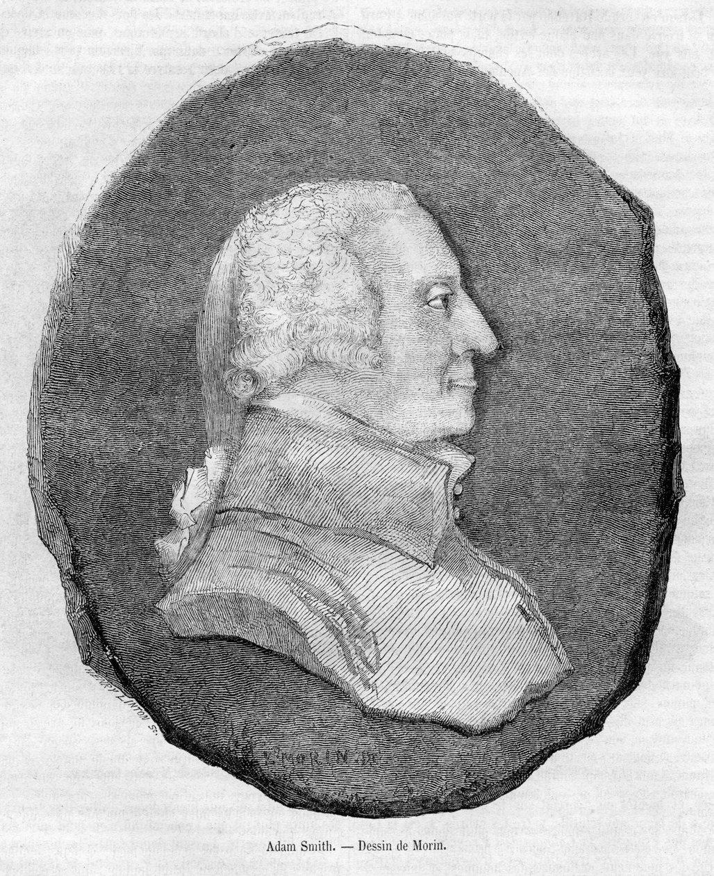 vésett portré alkotó: Henry Duff Linton d’après Edmond Morin