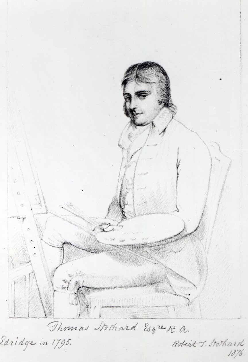 Thomas Stothard Esq. RA, metszett: Robert J. Stothard, 1876 alkotó: Henry Edridge