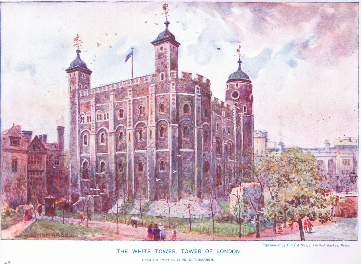A Fehér torony, a londoni Tower alkotó: Henry Edward Tidmarsh