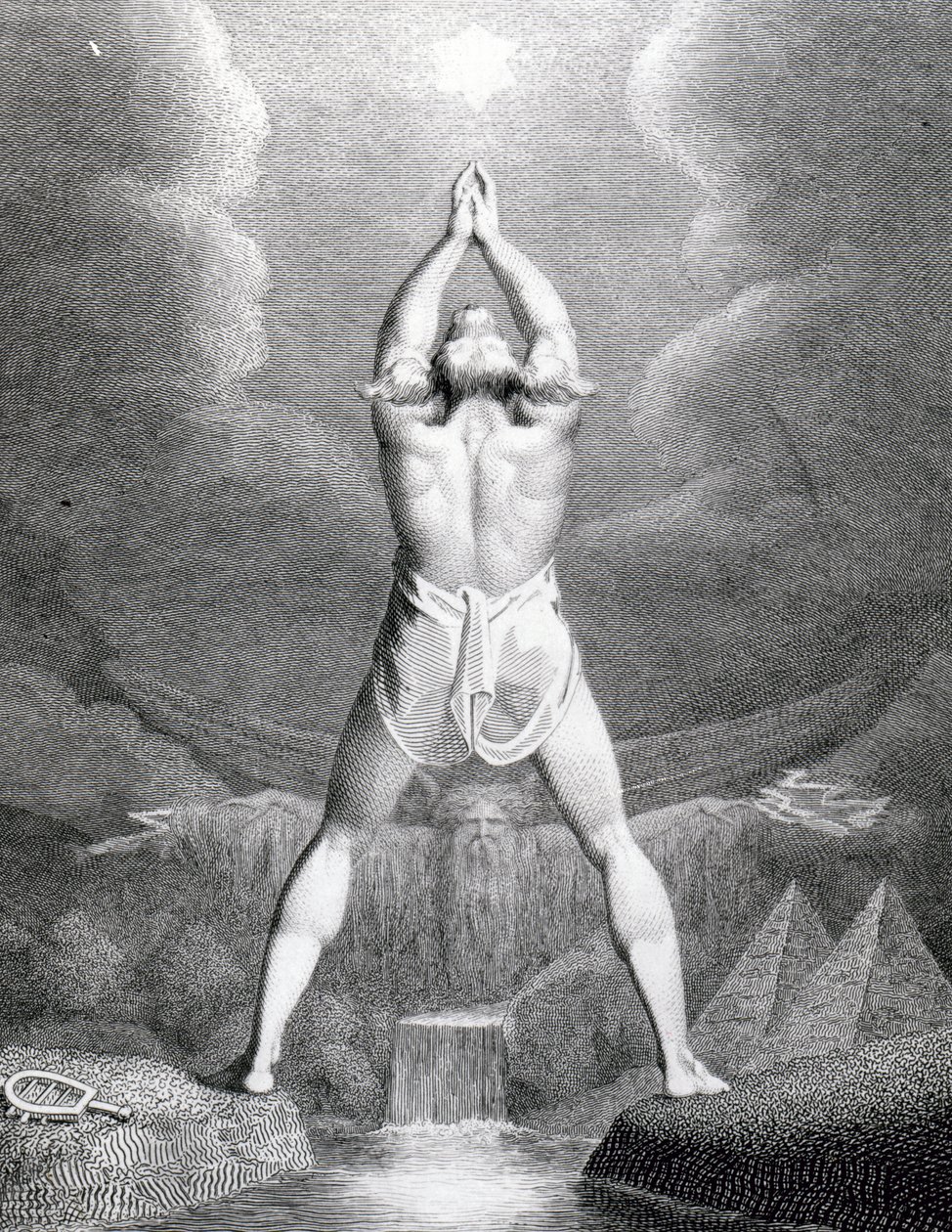 Egyiptom megtermékenyítése, William Blake metszet, 1791 alkotó: Johann Heinrich Füssli