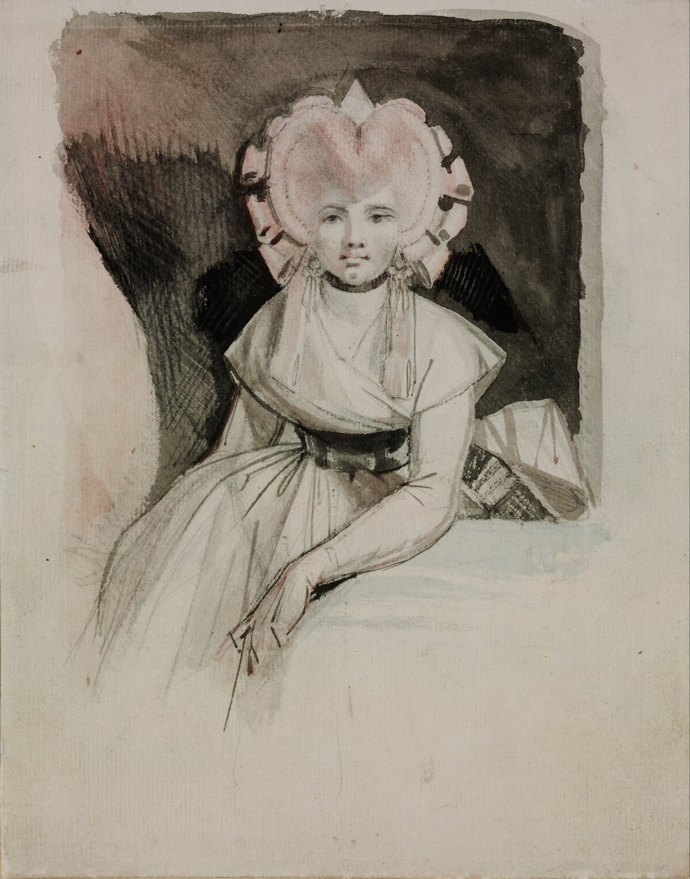 A művész feleség portréja alkotó: Johann Heinrich Füssli