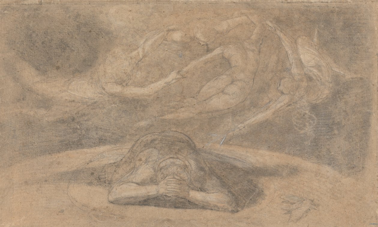 A parasztok álma, elveszett paradicsom, 1. könyv, 781-8 alkotó: Johann Heinrich Füssli
