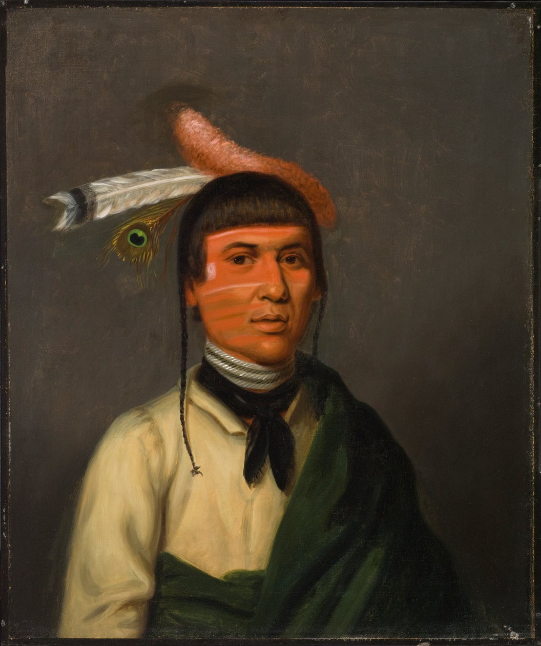No-Tin (szél), Chippewa vezér alkotó: Henry Inman