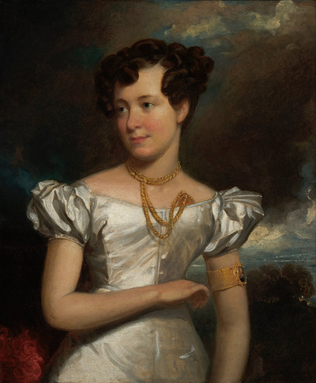 Clara Fisher portréja alkotó: Henry Inman