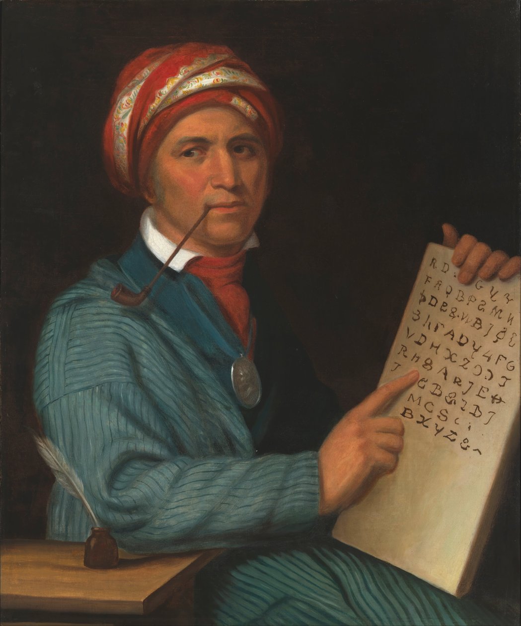 Sequoyah alkotó: Henry Inman