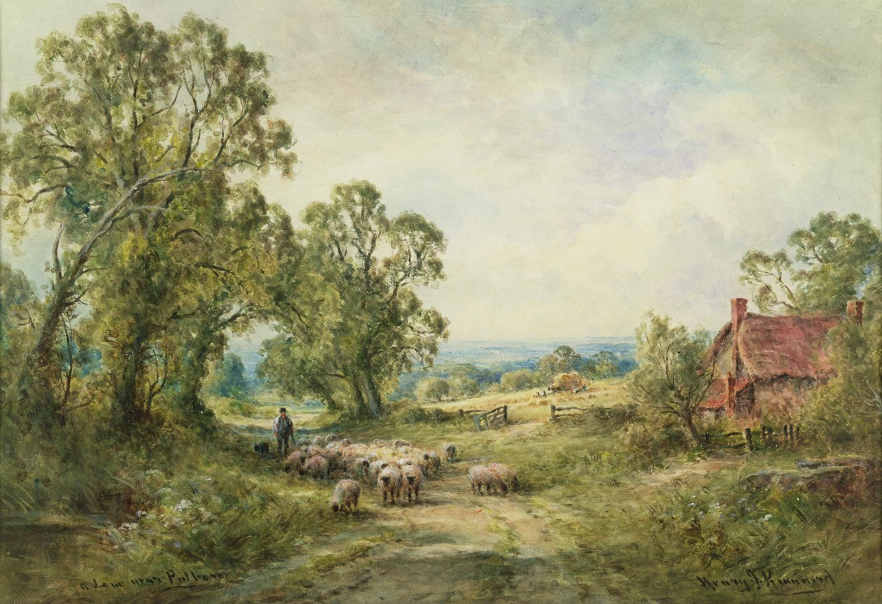 Egy sáv Pulborough közelében alkotó: Henry John Kinnaird