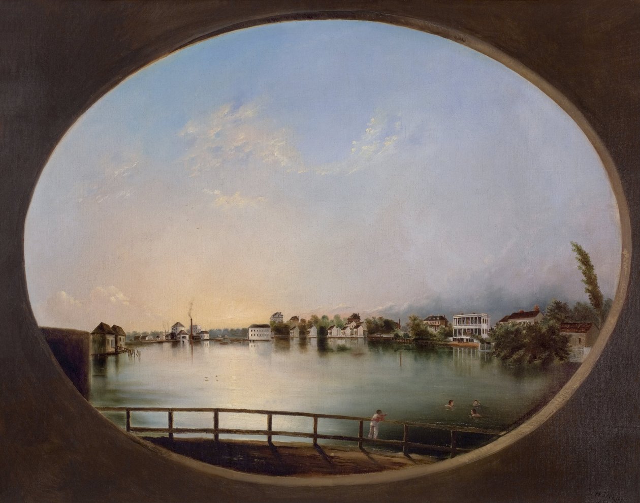 Kilátás Charlestonra (kilátás keletről) alkotó: Henry Joseph Jackson