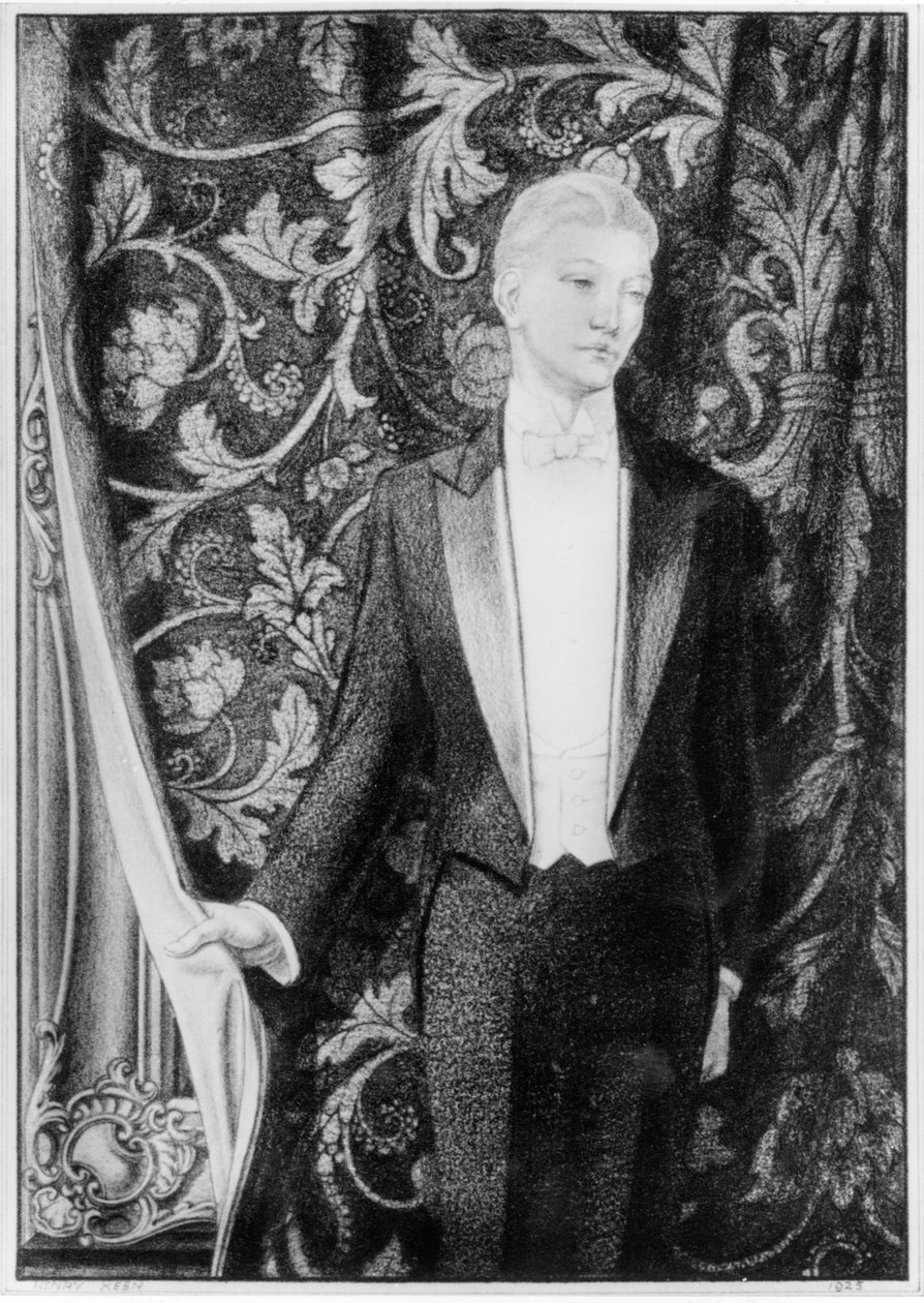 Oscar Wilde Dorian Gray képének előlapja, 1925-ben alkotó: Henry Keen