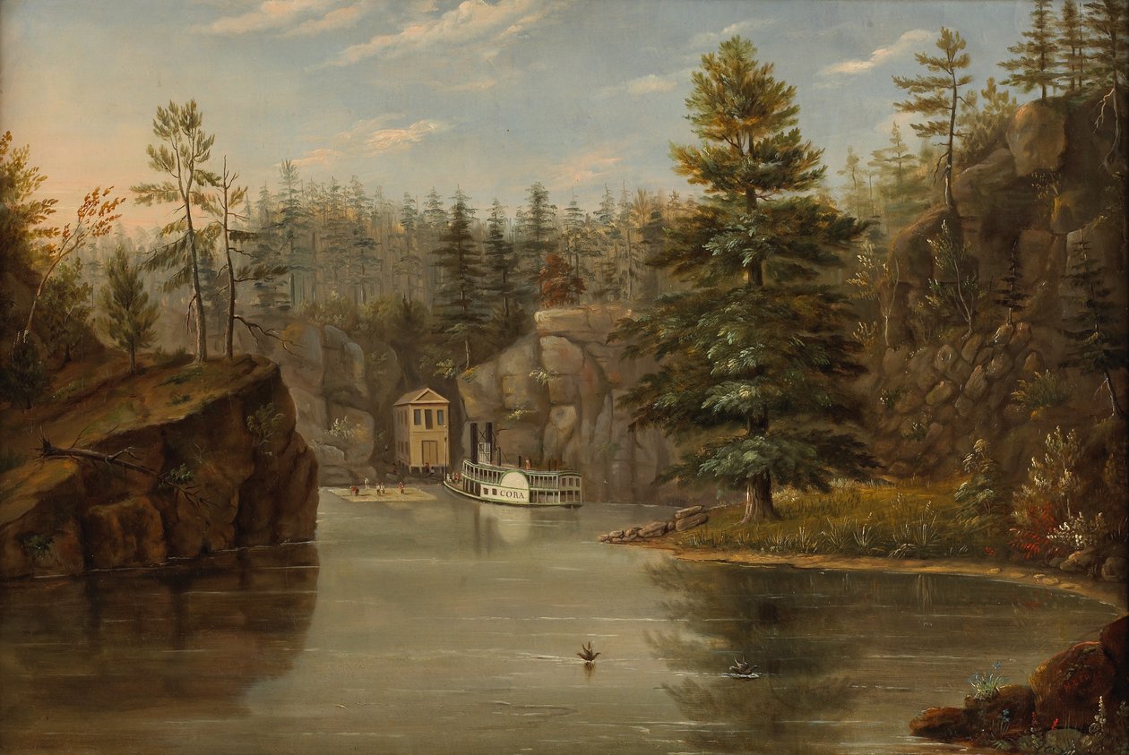 A St. Croix-szurdok, 1847 alkotó: Henry Lewis
