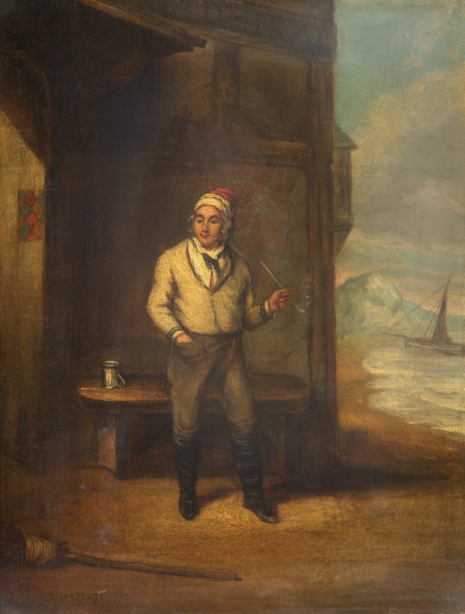 Pipát élvezni, 1820-32 körül alkotó: Henry Liverseege