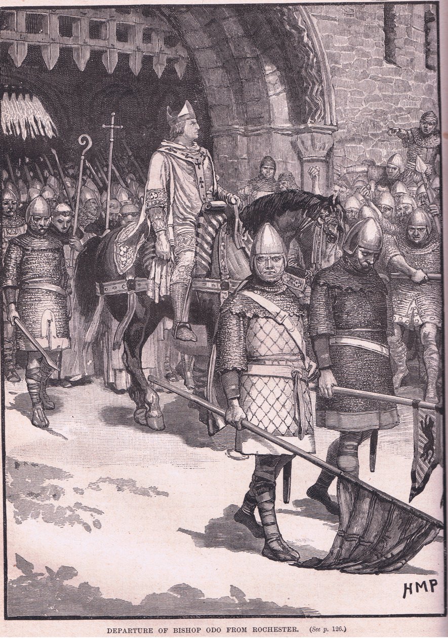 Odo püspök távozása Rochesterből i.sz. 1088 alkotó: Henry Marriott Paget