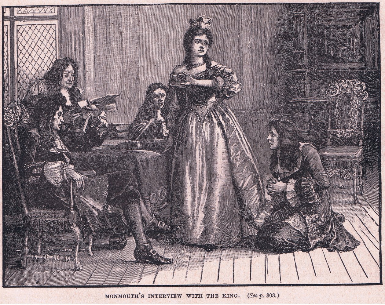 Monmouths interjú a királlyal 1685-ben alkotó: Henry Marriott Paget