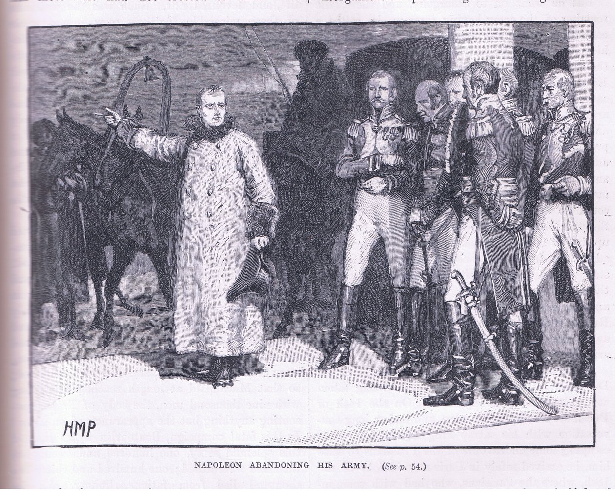 Napóleon elhagyta seregét alkotó: Henry Marriott Paget