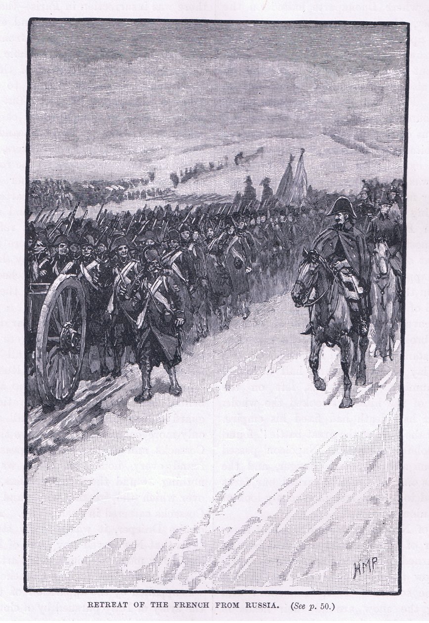 A franciák visszavonulása Oroszországból Kr. u. 1812 alkotó: Henry Marriott Paget