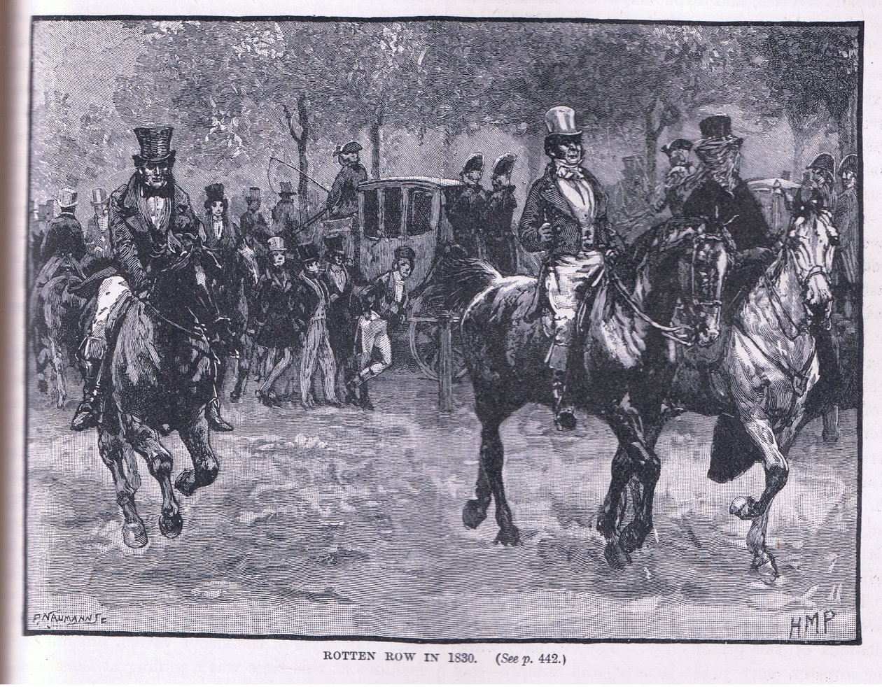 Rotten Row Kr.u. 1830-ban alkotó: Henry Marriott Paget