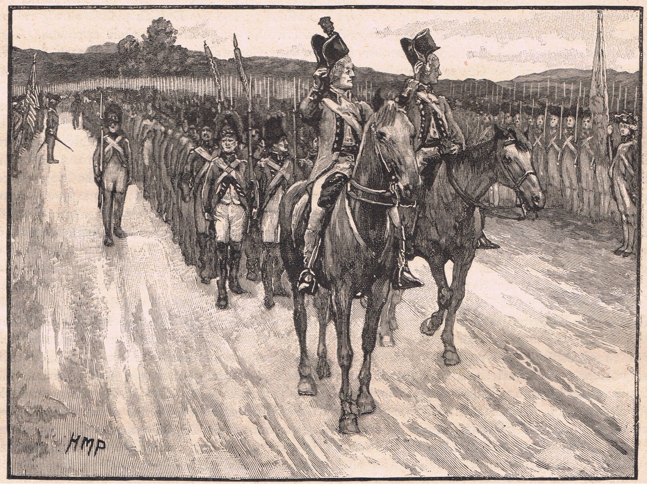Lord Cornwallis megadása, Yorktown, i.sz. 1781 alkotó: Henry Marriott Paget
