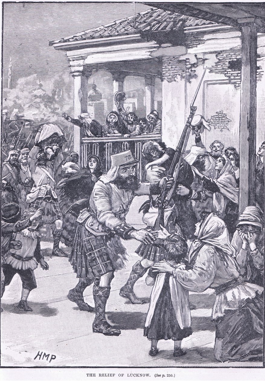 Lucknow domborműve i.sz. 1857 alkotó: Henry Marriott Paget