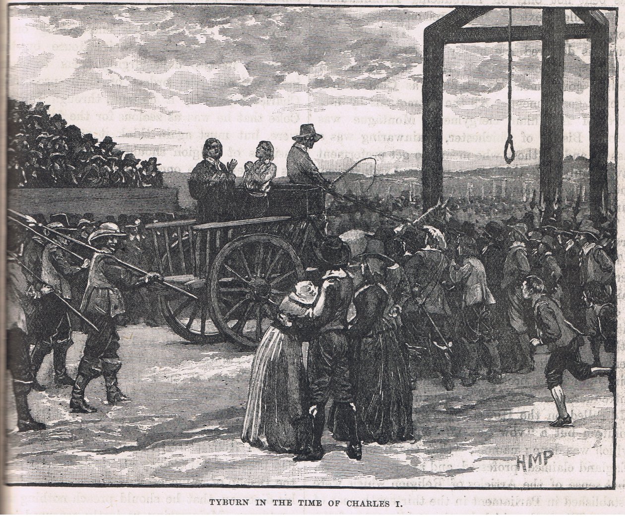 Tyburn I. Károly idejében alkotó: Henry Marriott Paget