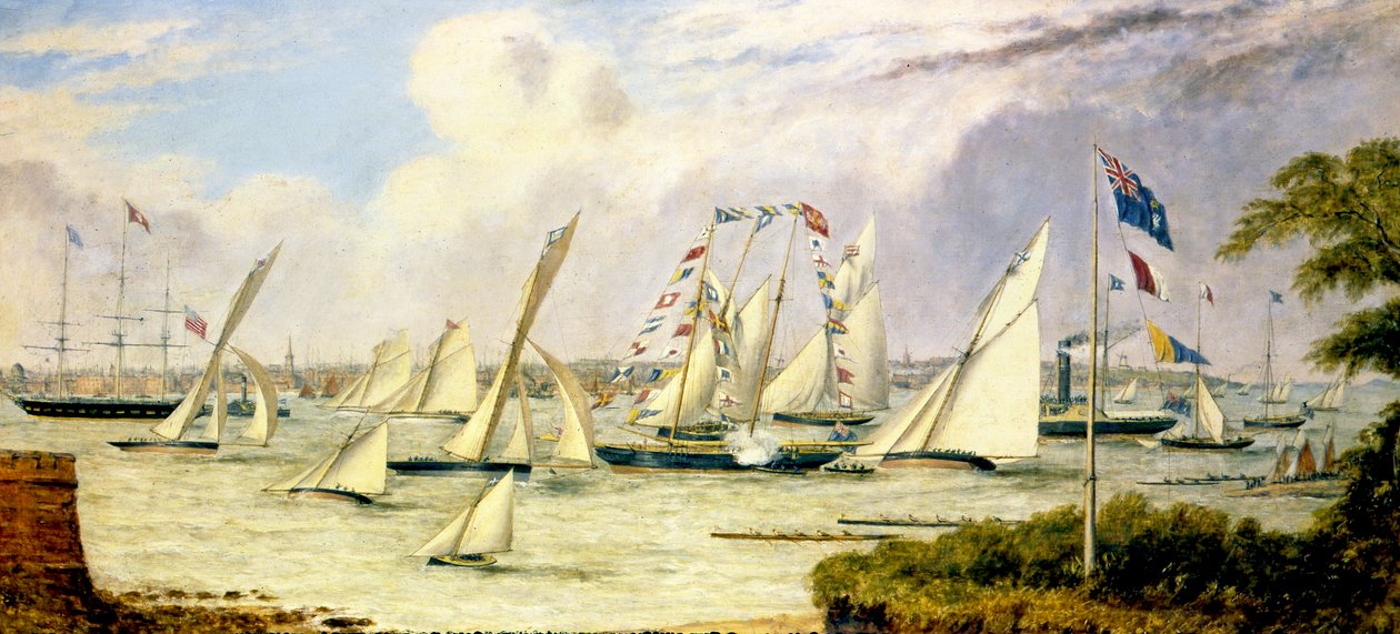 A Royal Mersey Yacht Club Grand Regatta alkotó: Henry Melling