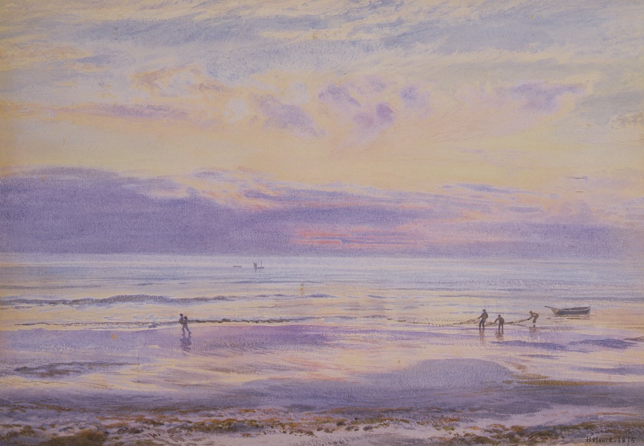 Egy nyugodt este – dagály, 1875 alkotó: Henry Moore