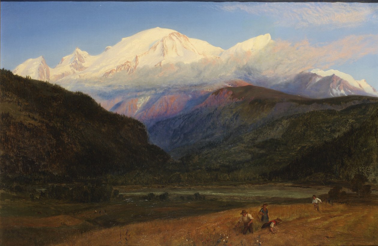 Mont Blanc a Servozból, 1856 alkotó: Henry Moore