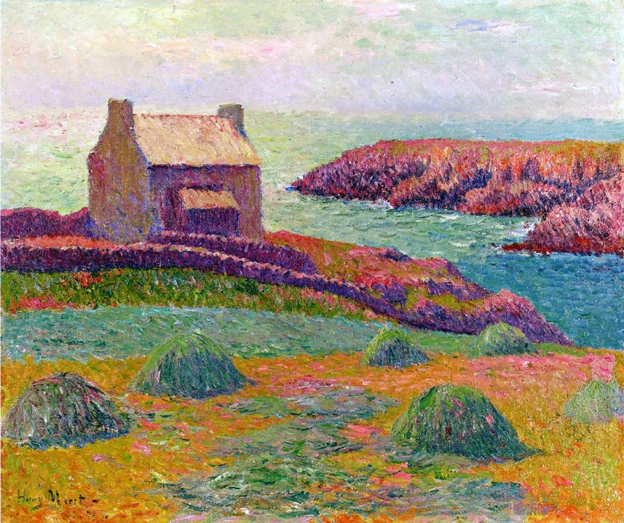 Egy kunyhó Bretagne-ban, 1898 alkotó: Henry Moret