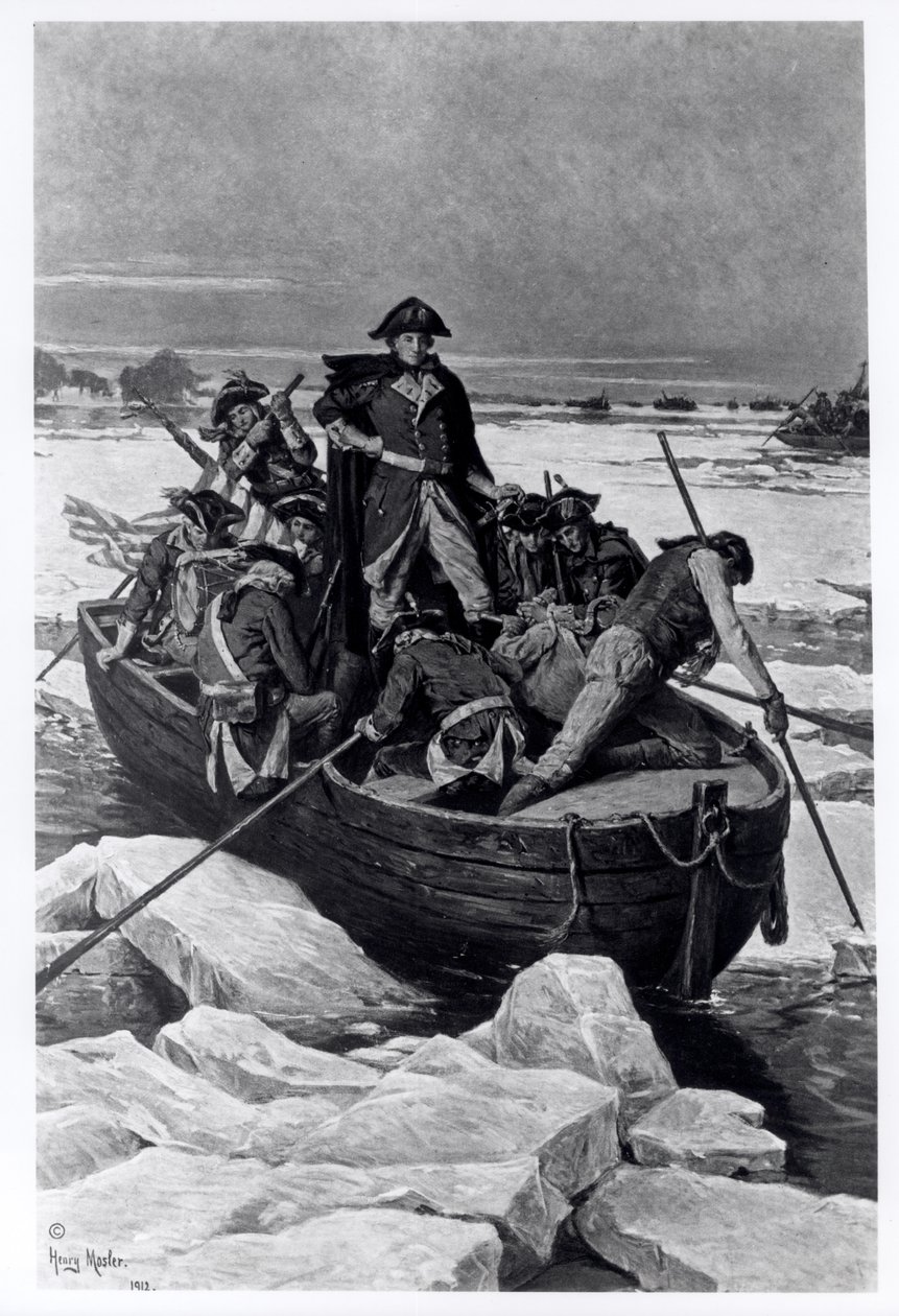 George Washington átkel a Delaware folyón alkotó: Henry Mosler