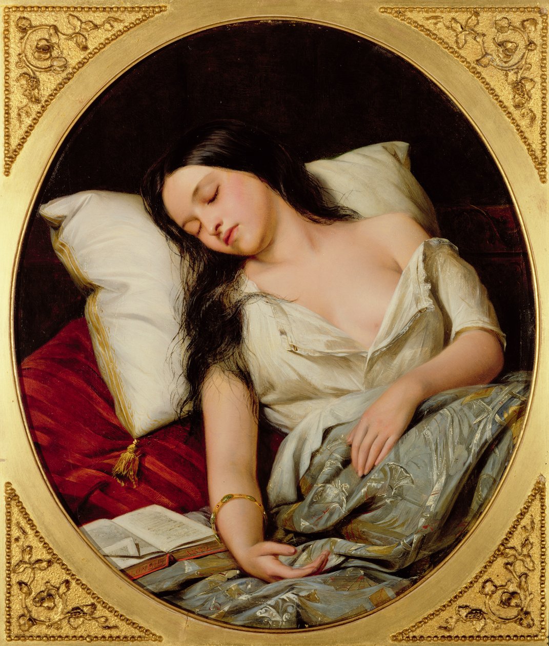 Kellemes álmok, 1852 alkotó: Henry Nelson O