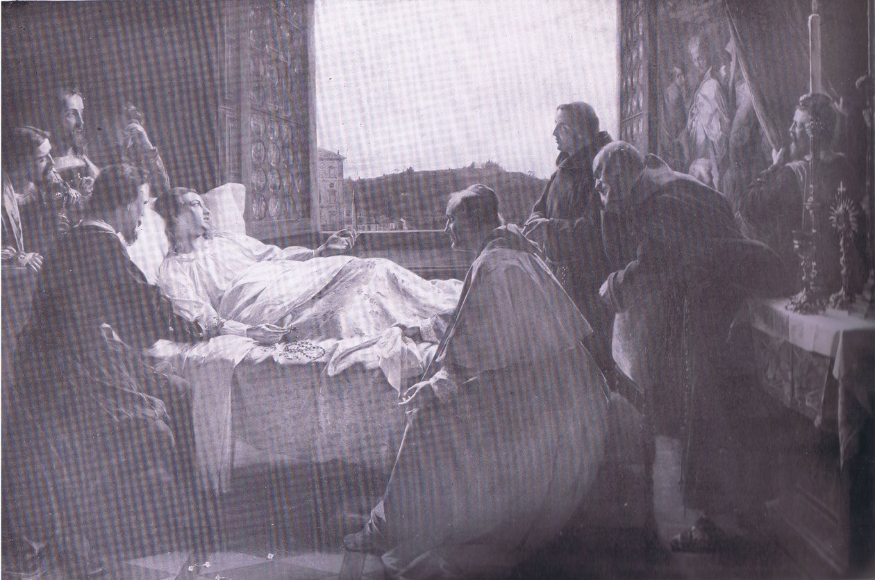 Raphael utolsó pillanatai, Bibbys Annual, 1916-1917 alkotó: Henry Nelson after ONeil