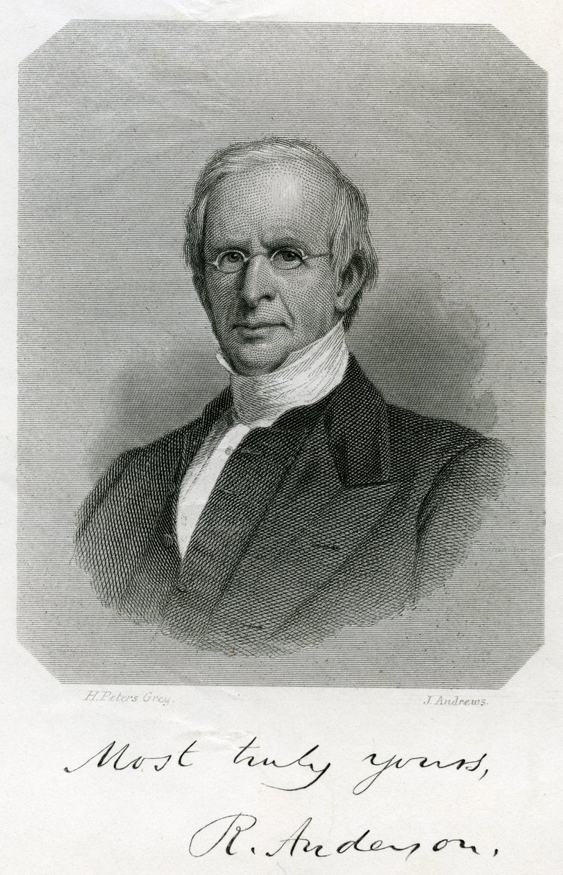 Rufus Anderson, J. Andrews metszete, 1860 körül. alkotó: Henry Peters Gray