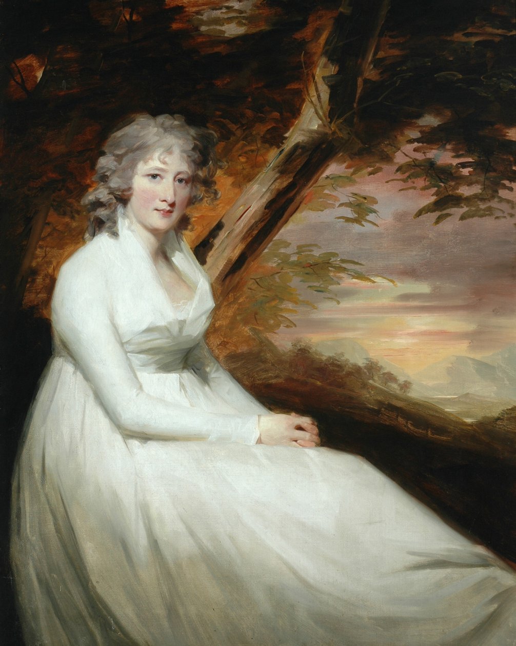 Mrs. Anne Stewart St Fortból alkotó: Henry Raeburn