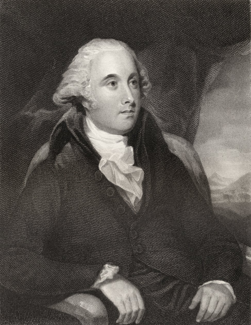 Robert Dundas of Arniston, Thomas Woolnoth (1785-1857) metszete a "National Portrait Gallery, III. kötet" című, 1835 körül megjelent kötetből. alkotó: Henry Raeburn
