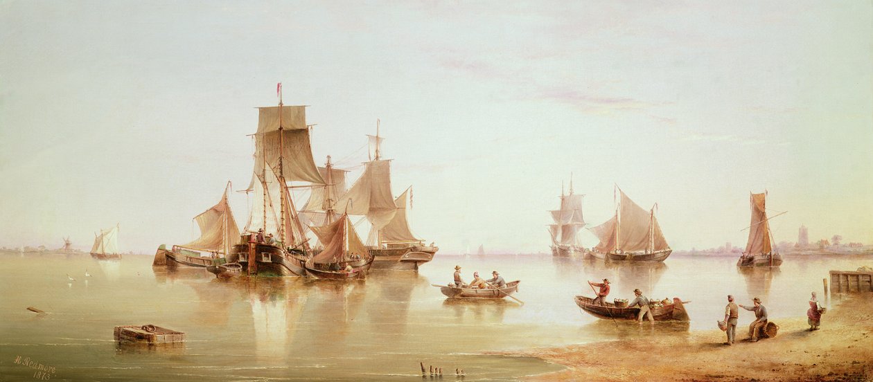 Nyugodt hajózás, 1873 alkotó: Henry Redmore